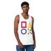 Teesafrique Sustainable Gaming Colored Graphic Logos Men’s tank top