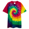 Teesafrique Sustainable Oversized tie-dye Embroidered Logo Graphic Womens Tee