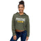 Teesafrique Sustainable Positive Vibes Only Crop Hoodie
