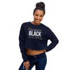 Teesafrique Sustainable Celebrate Black History Statement piece bL Crop Sweatshirt