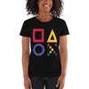Teesafrique Sustainable Gaming Graphic Women's Short Sleeve T-Shirt